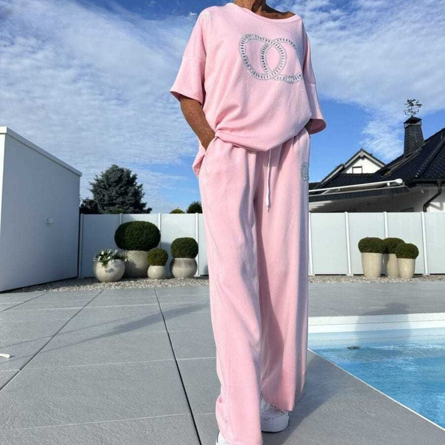 Ensemble 2 pieces decontracte pour femme-Automne 2025