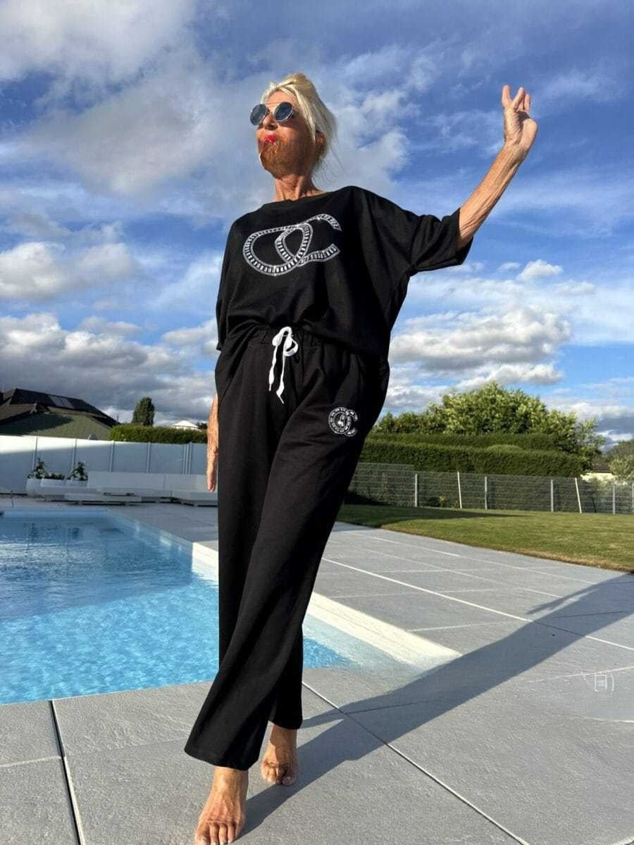 Ensemble 2 pieces decontracte pour femme-Automne 2025