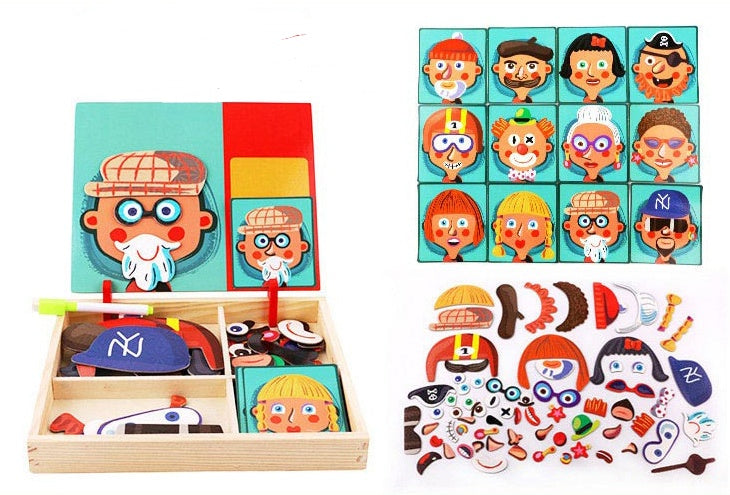Casse-tete en bois pour enfants