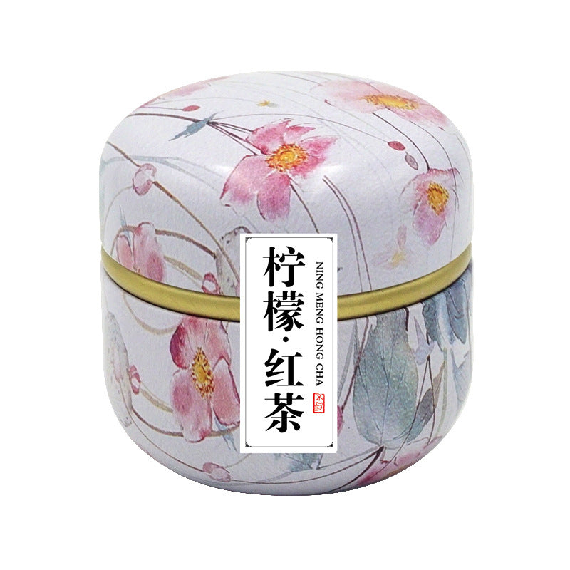 Cadeau parfumé à la pêche Osmanthus Oolong Thé parfumé en fer en boîte