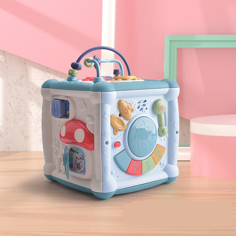 Jouet éducatif polyèdre de tambour pour enfants