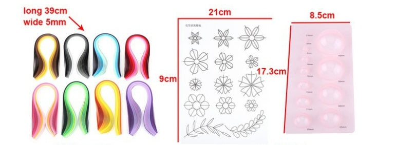 Kit de bricolage en papier pour débutants en art