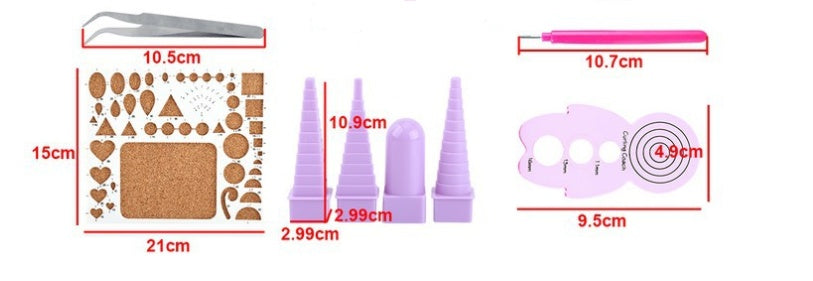 Kit de bricolage en papier pour débutants en art