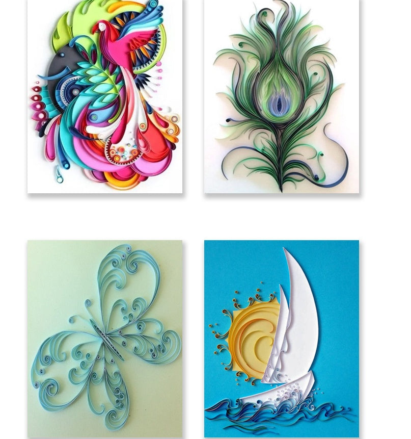 Kit de bricolage en papier pour débutants en art