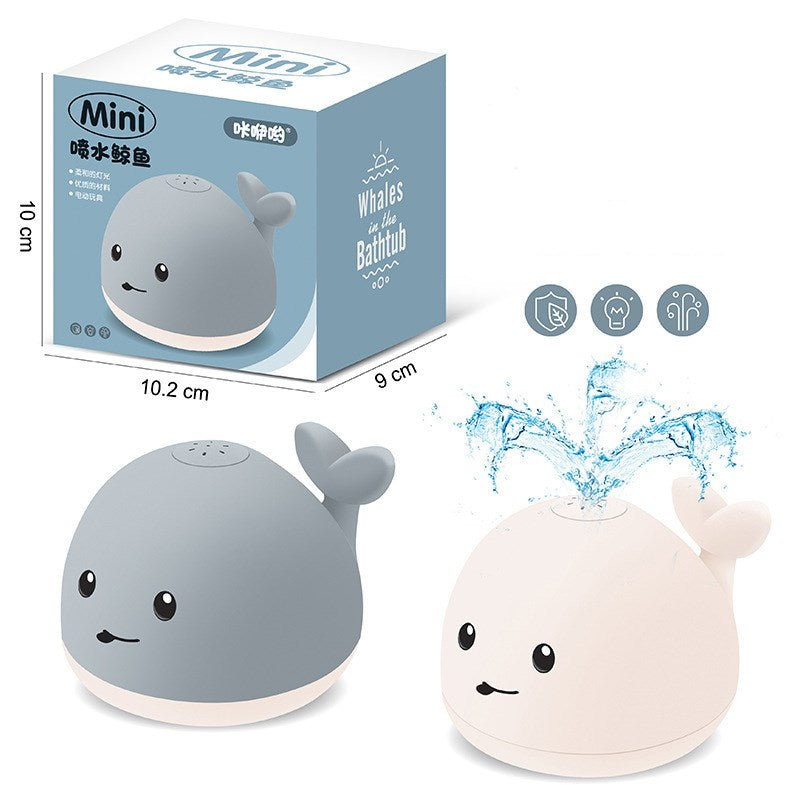 Jouets Pour le Bain avec Lampe Électrique Automatique Induction de L'eau Pulvérisée Jouet De Bain de L'eau pulvérisée Baleine