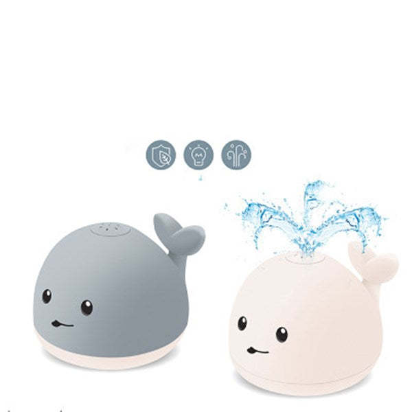 Jouets Pour le Bain avec Lampe Électrique Automatique Induction de L'eau Pulvérisée Jouet De Bain de L'eau pulvérisée Baleine