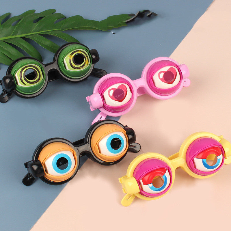 Lunettes Yeux Fous - Jouet Amusant pour Fêtes d'Enfants et Farces