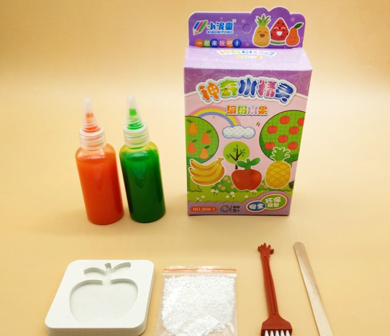 Ensemble de Jouets DIY Boue Cristalline Elfe de l’Eau pour Enfants