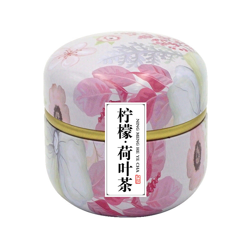 Cadeau parfumé à la pêche Osmanthus Oolong Thé parfumé en fer en boîte