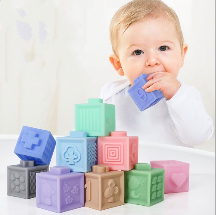 Blocs de construction souples, pour bebe