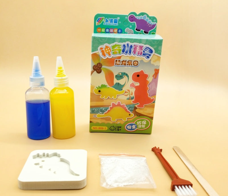 Ensemble de Jouets DIY Boue Cristalline Elfe de l’Eau pour Enfants