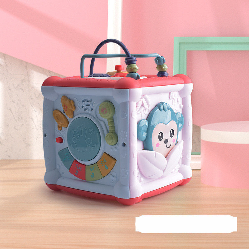 Jouet éducatif polyèdre de tambour pour enfants