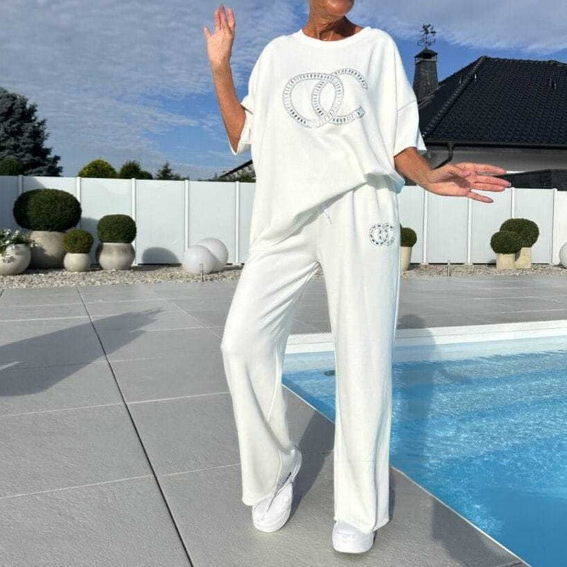 Ensemble 2 pieces decontracte pour femme-Automne 2025