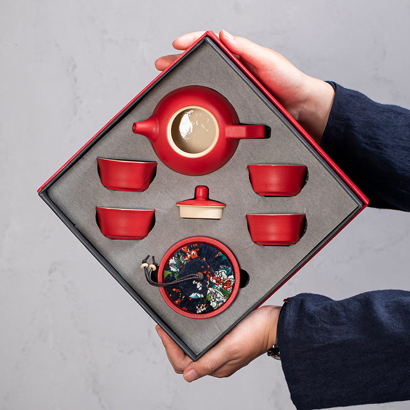 Céramique Kung Fu service à thé coffret cadeau entreprise petit cadeau