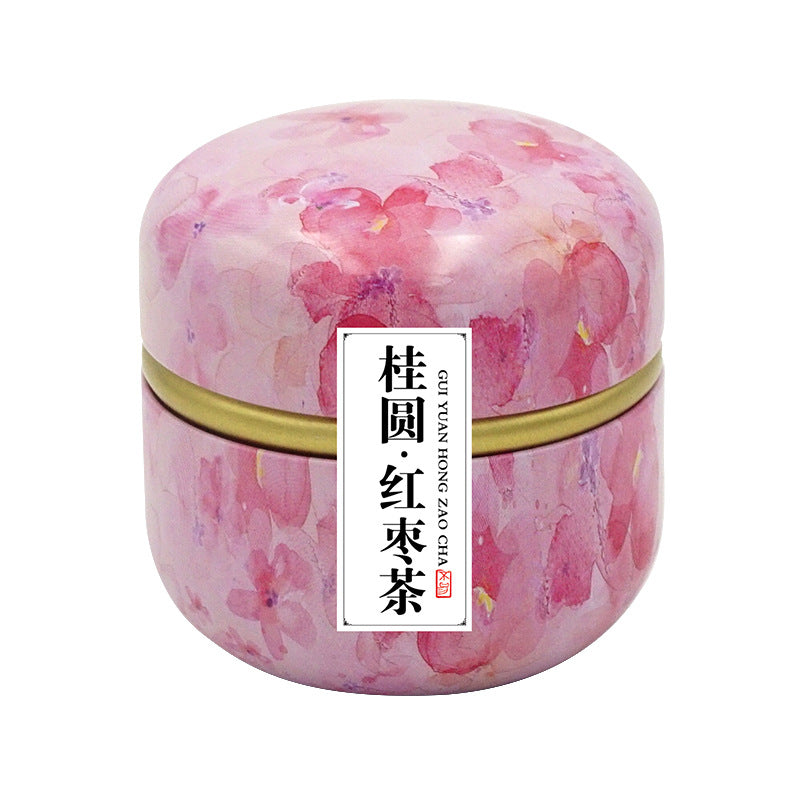 Cadeau parfumé à la pêche Osmanthus Oolong Thé parfumé en fer en boîte