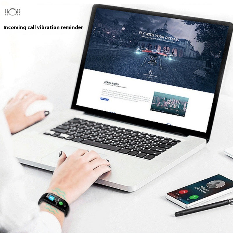 Écran couleur F21 Bracelet Intelligent Moniteur Sommeil