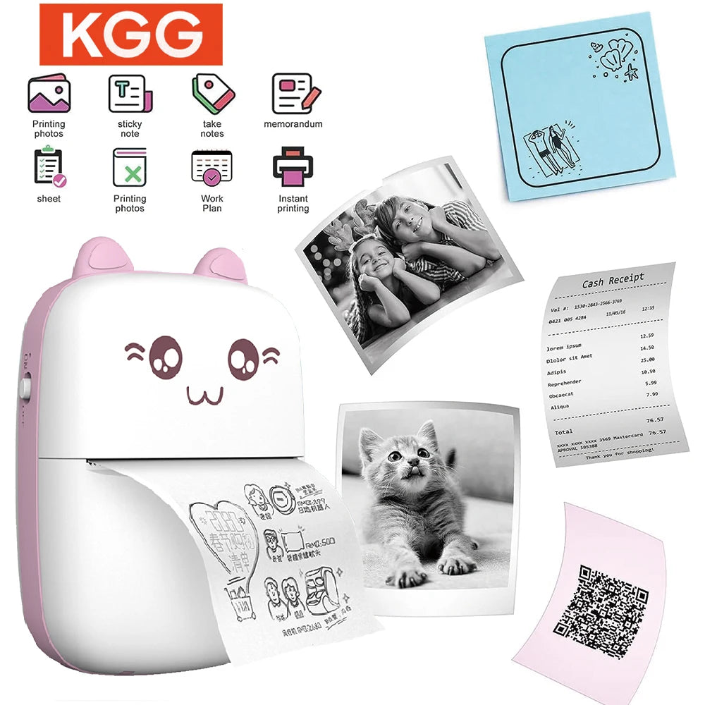 Mini Imprimante Portable Sans Fil Bluetooth