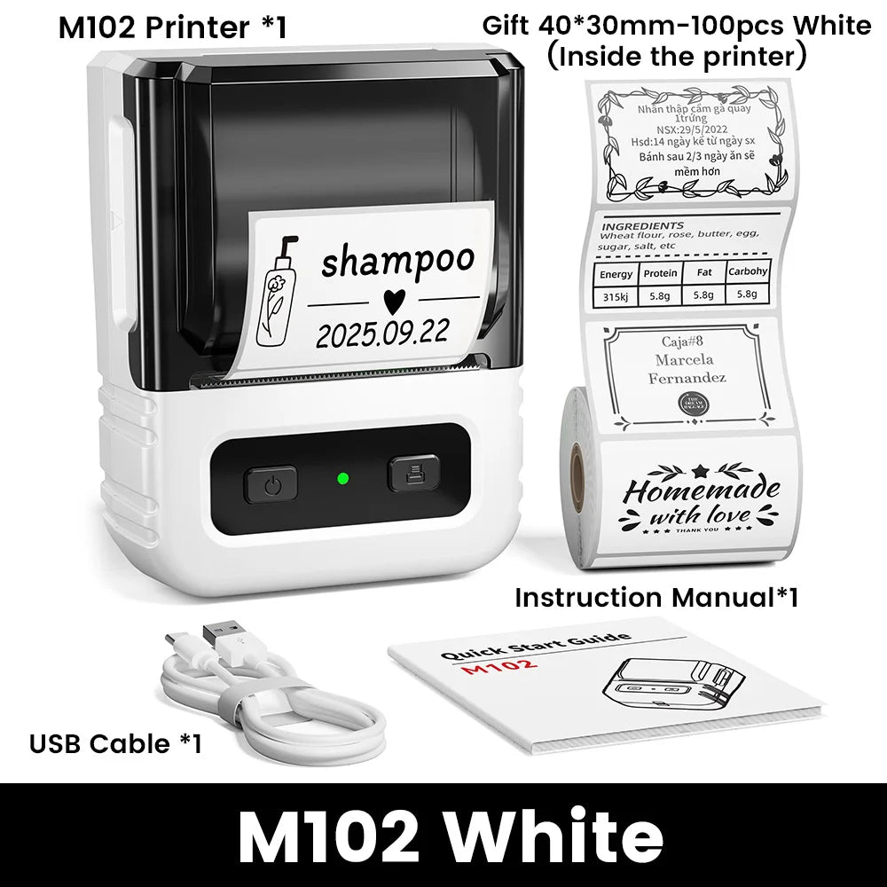 Mini Imprimante d'Étiquettes 20-50mm Expédition