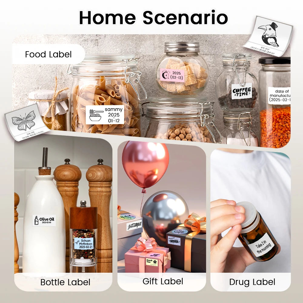 Mini Imprimante d'Étiquettes 20-50mm Expédition