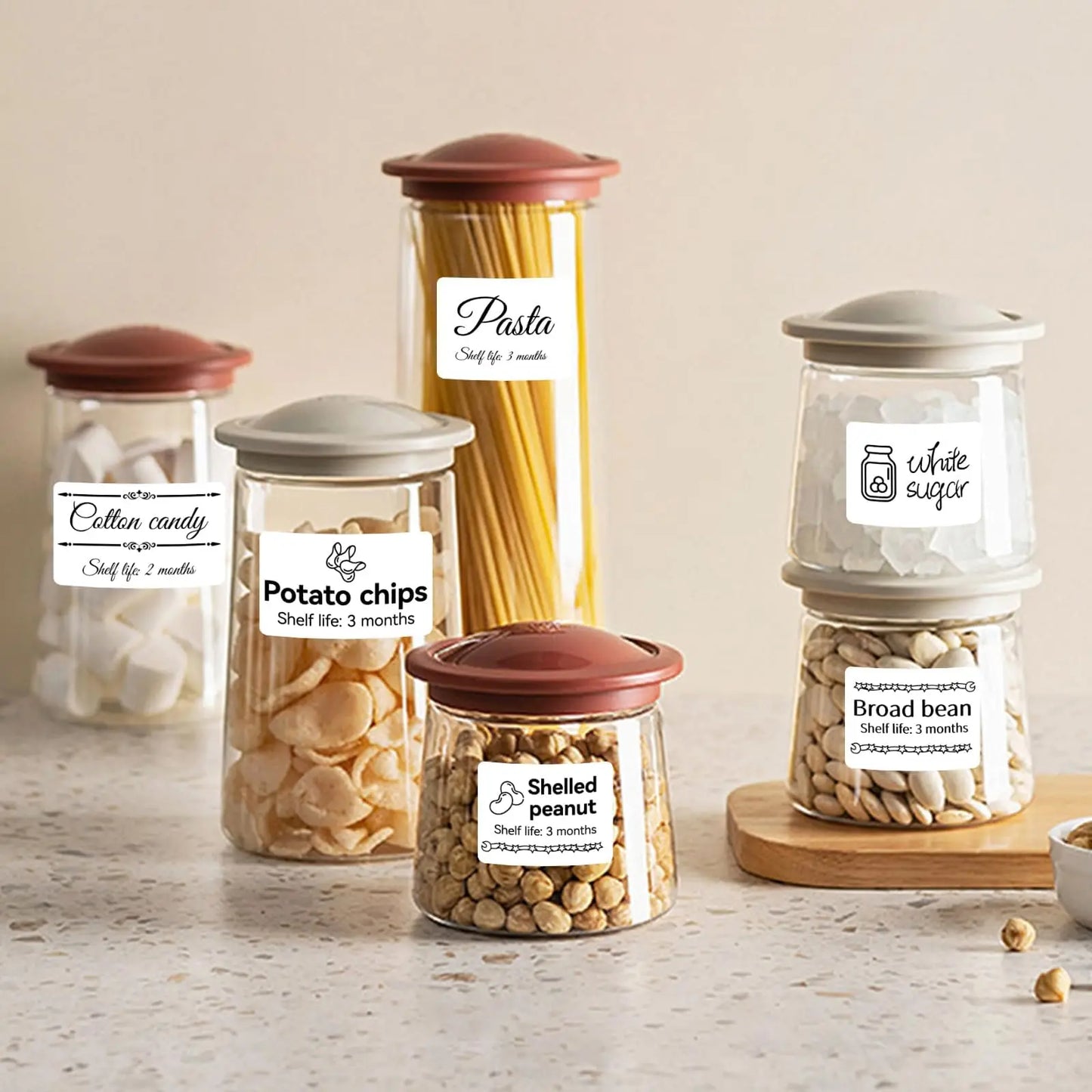 Mini Imprimante Thermique Portable Imprimante d'Étiquettes Auto-Adhésives Portable  Étiqueteuses pour Maison/Bureau/Entreprise