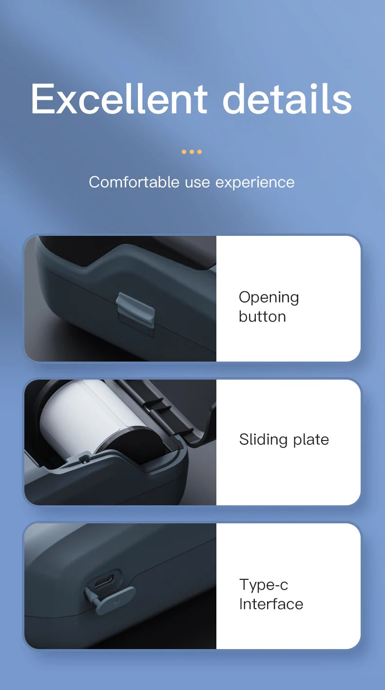 Mini Imprimante Thermique d'Étiquettes Niimbot B1 Portable Imprimante Auto-Adhésive pour Autocollants Étiquettes Rondes Rouleaux Étiquette UV Imprimante Bluetooth