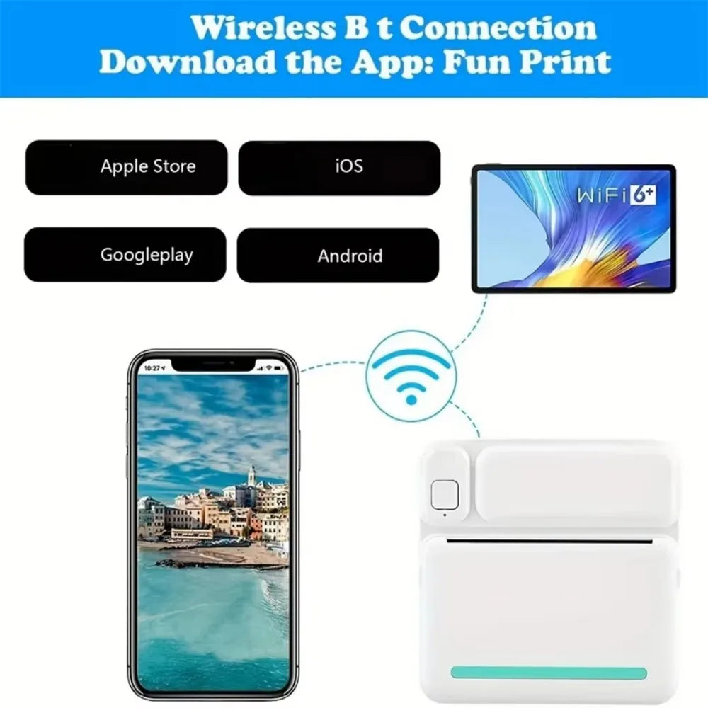 Mini Imprimante Thermique Portable