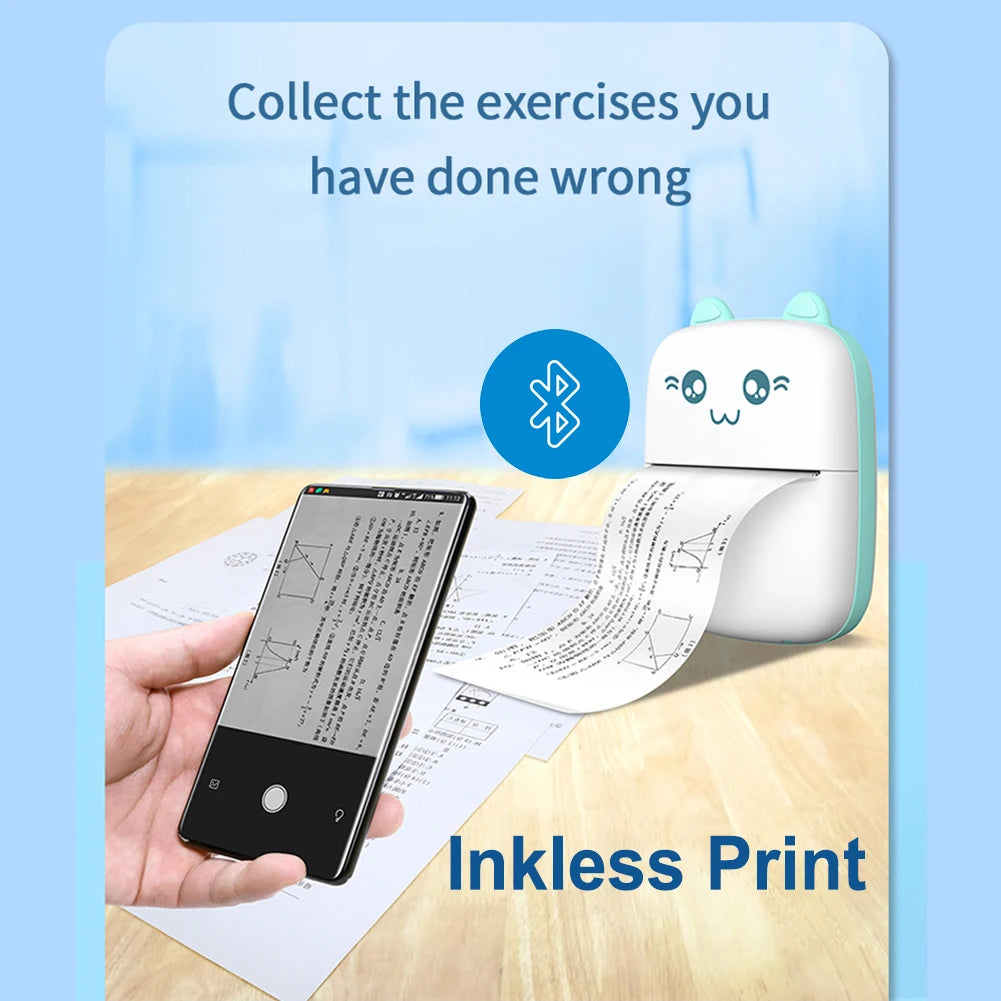 Mini Imprimante Portable Sans Fil Bluetooth