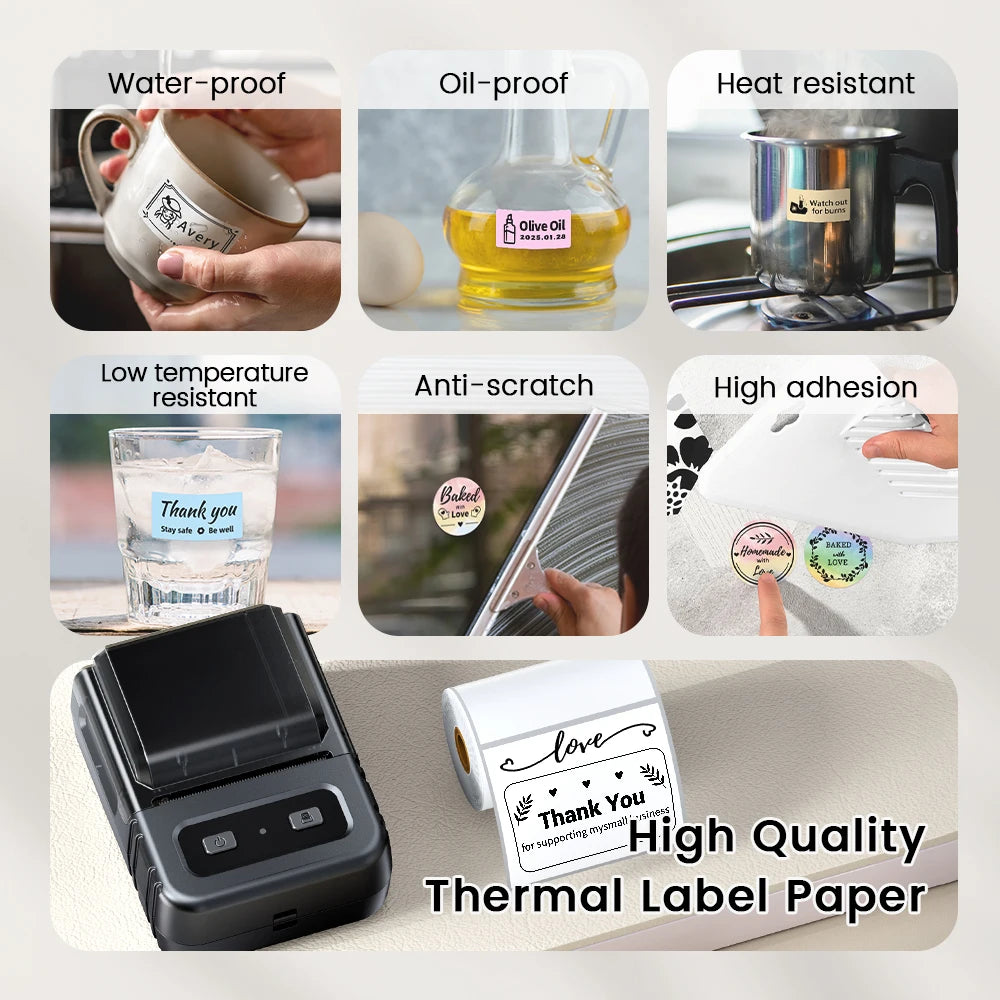 Mini Imprimante d'Étiquettes 20-50mm Expédition