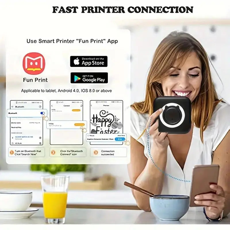 Mini Imprimante Thermique Portable