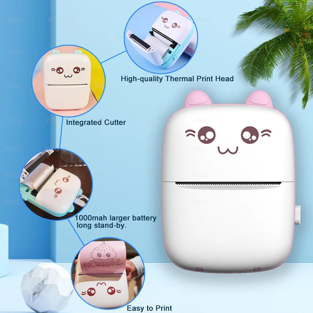 Mini Imprimante Portable Sans Fil Bluetooth