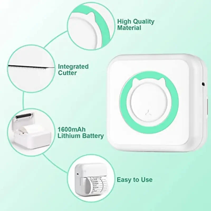 Mini Imprimante Thermique Portable