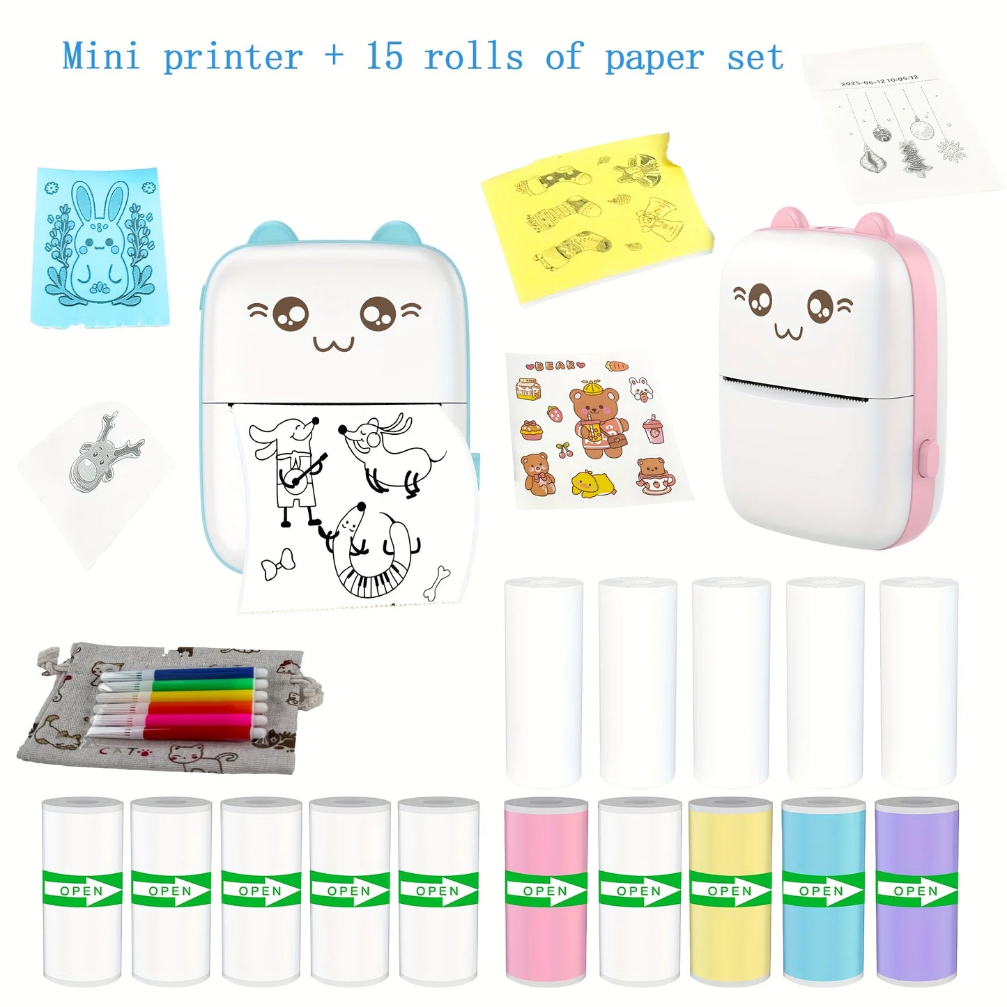 Mini Imprimante Portable Sans Encre