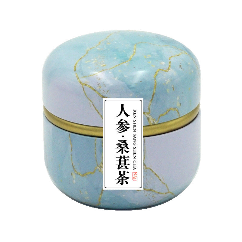 Cadeau parfumé à la pêche Osmanthus Oolong Thé parfumé en fer en boîte