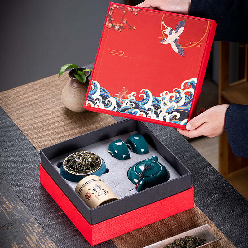 Céramique Kung Fu service à thé coffret cadeau entreprise petit cadeau