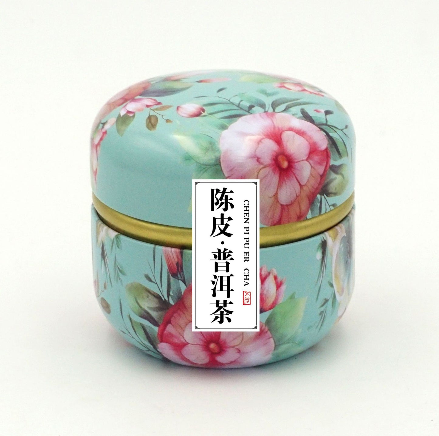 Cadeau parfumé à la pêche Osmanthus Oolong Thé parfumé en fer en boîte