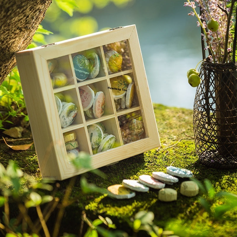 Boîte cadeau fleur de jasmin de chrysanthème Dan Feng fleur de pivoine et thé de fruit