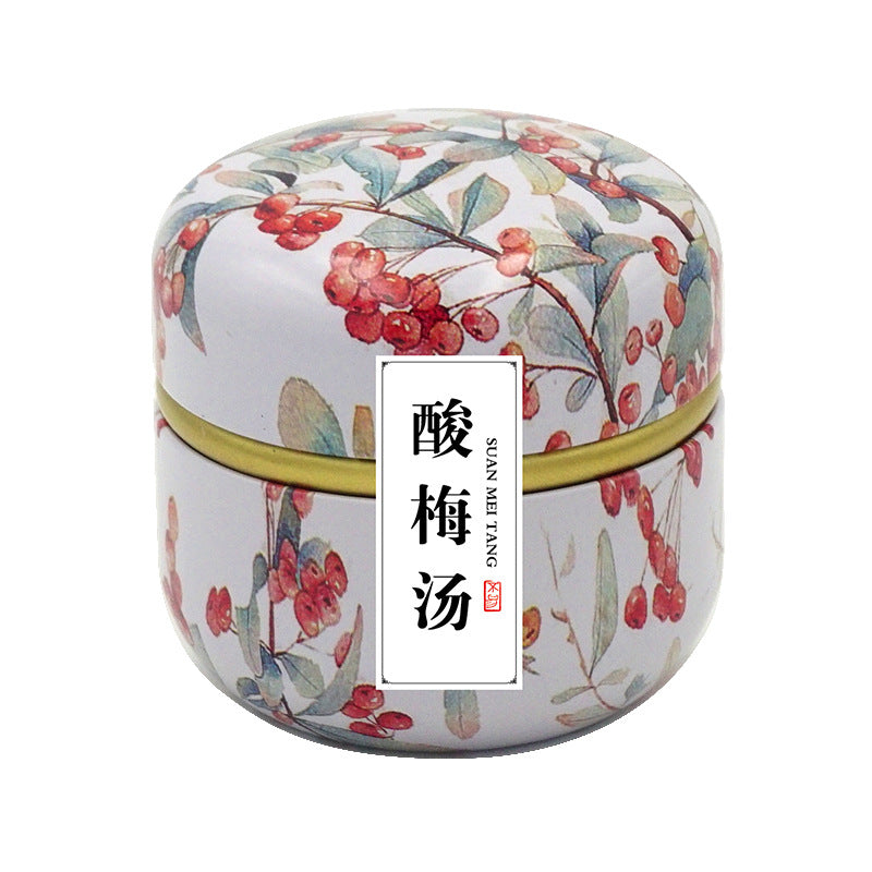 Cadeau parfumé à la pêche Osmanthus Oolong Thé parfumé en fer en boîte
