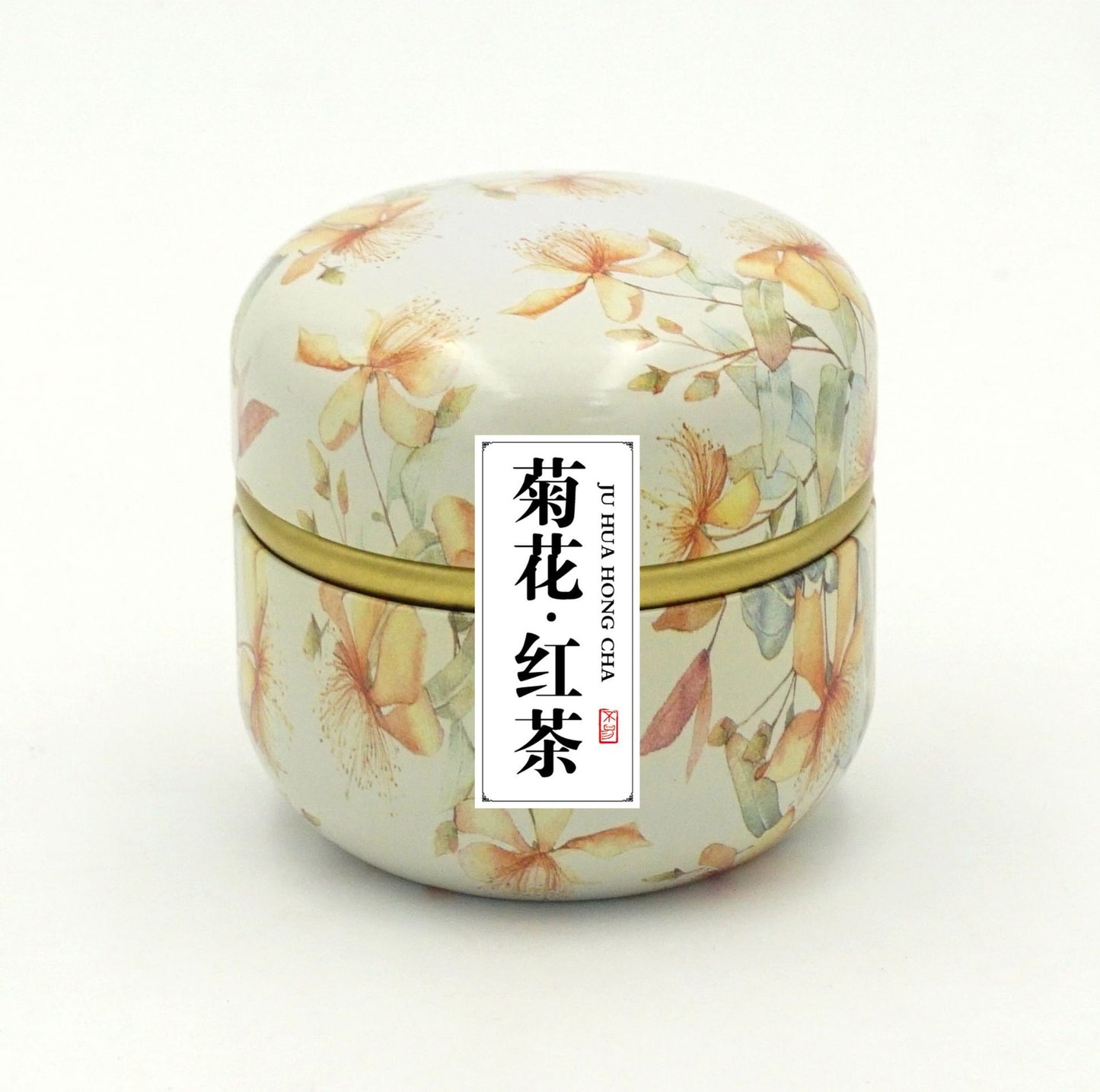Cadeau parfumé à la pêche Osmanthus Oolong Thé parfumé en fer en boîte