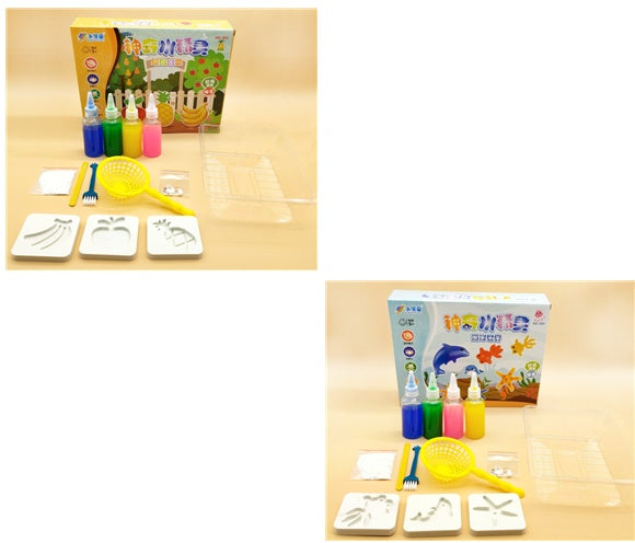 Ensemble de Jouets DIY Boue Cristalline Elfe de l’Eau pour Enfants