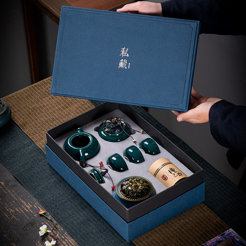 Céramique Kung Fu service à thé coffret cadeau entreprise petit cadeau