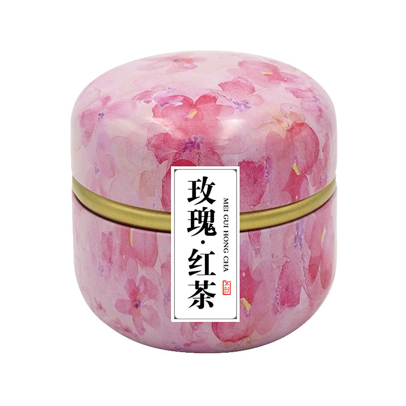 Cadeau parfumé à la pêche Osmanthus Oolong Thé parfumé en fer en boîte