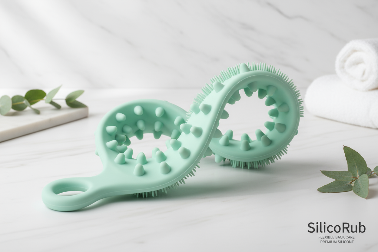 SilicoRub - Bande de massage flexible pour le dos